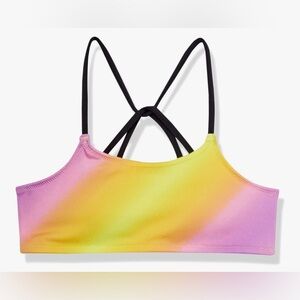 Happy Nation Girl’s Racerback Swim Bikini Top~NWT